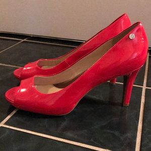 Red Calvin Klein Women High Heels